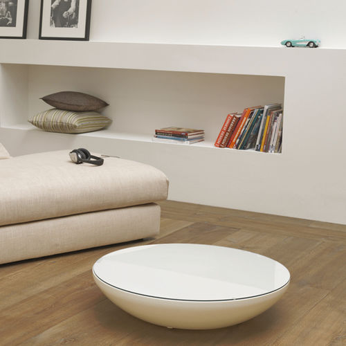 Table basse contemporaine - LOUNGE VARIATION - MOREE - en verre / avec piètement en PMMA / avec piètement en ABS