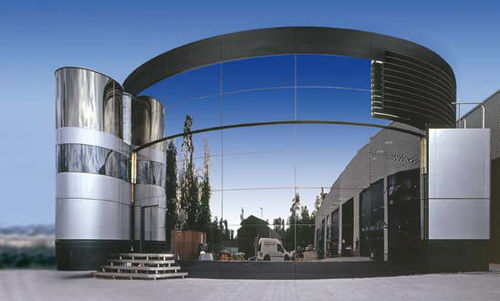 Panneau en verre feuilleté - GEWE-COMPOSITE - SCHOLL GLAS - transparent / pour façade / plat