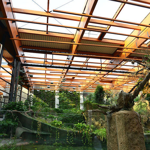 Système de toiture ETFE Texlon® - AFRYKARIUM AT ZOO WROCLAW - Vector Foiltec - professionnel