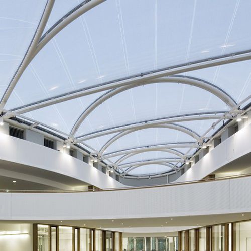 Système de toiture de profilé métallique - CFEL GEBÄUDE DER UNIVERSITÄT HAMBURG - Vector Foiltec - ETFE Texlon® / professionnel
