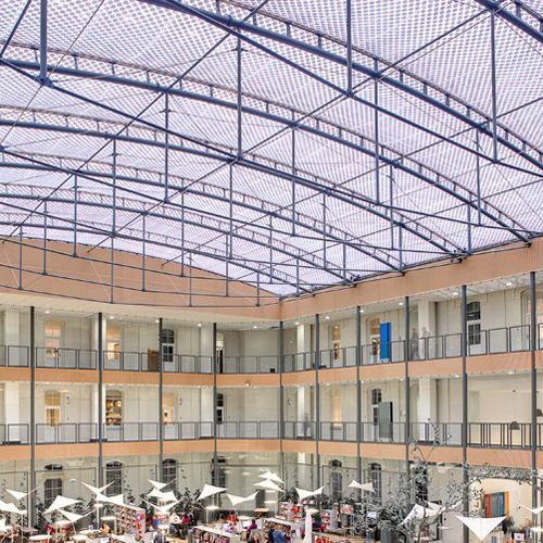 Membrane textile ETFE Texlon® - PÔLE DES SAVOIRS, FRANCE - Vector Foiltec - de toiture / translucide / courbée