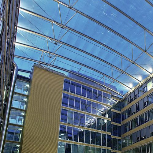 Membrane textile ETFE Texlon® - PRATERSTERN 3, AUSTRIA - Vector Foiltec - de toiture / transparente