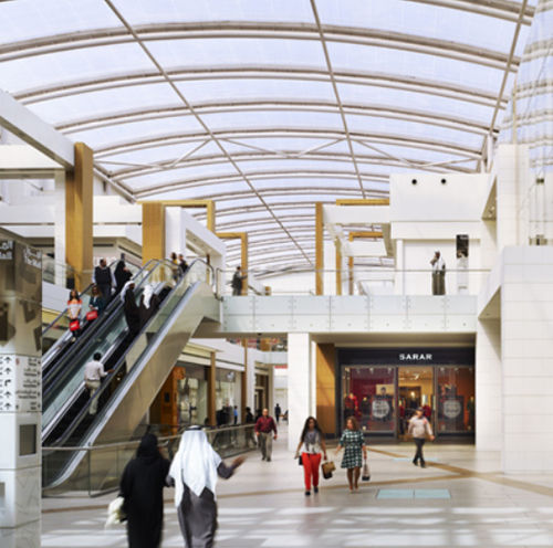 Système de toiture courbe - THE AVENUES, KUWAIT - Vector Foiltec - de profilé métallique / ETFE Texlon® / professionnel