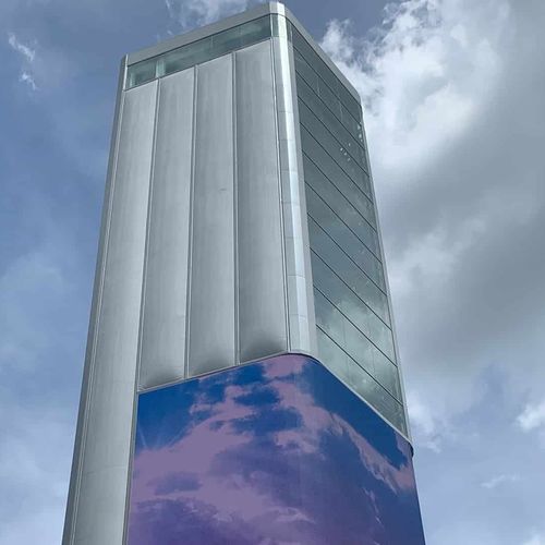 Bardage en panneaux - TEN SQUARE CAR VENDING MACHINE SINGAPORE - Vector Foiltec - ETFE Texlon® / vertical / 3D