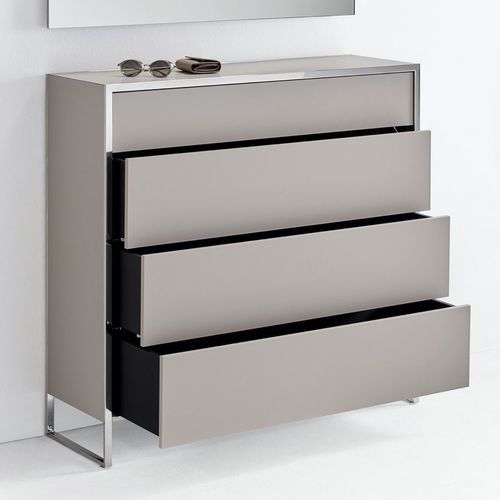 Commode contemporaine - Smart  - YOMEI - en bois / en métal / en cuir