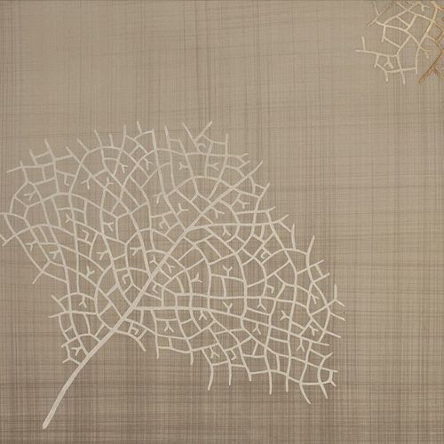 Papier peint contemporain - KAREHA - Fromental - en soie / à motif / fait main