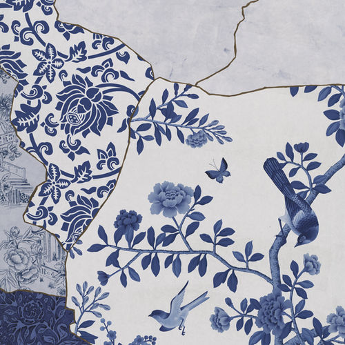 Papier peint contemporain - KINTSUGI - Fromental - à motif nature / imprimé / fait main