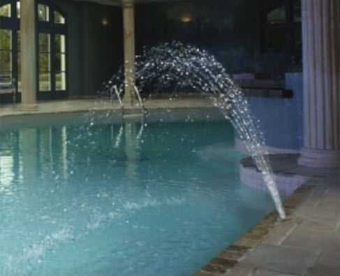 Fontaine de piscine - WMF076 - CROWN JET - Crystal Fountains