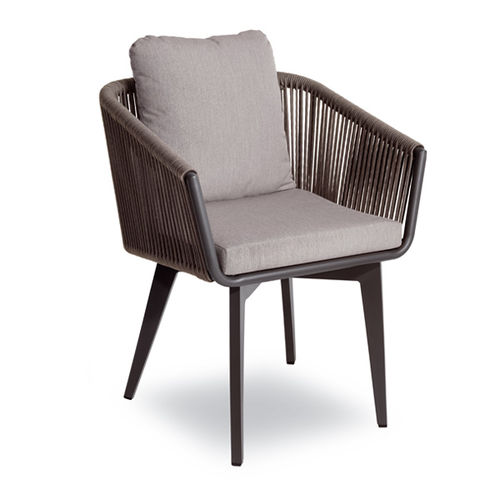 Chaise de salle à manger contemporaine - Lady - Contral - d'extérieur / en tissu déperlant / en tissu synthétique