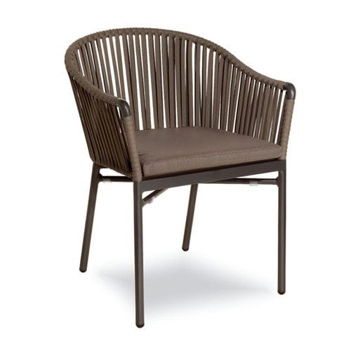 Chaise de salle à manger contemporaine - Karin - Contral - d'extérieur / en tissu déperlant / en tissu synthétique