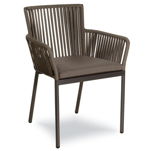Chaise de salle à manger contemporaine - Megan - Contral - d'extérieur / en tissu déperlant / en tissu synthétique