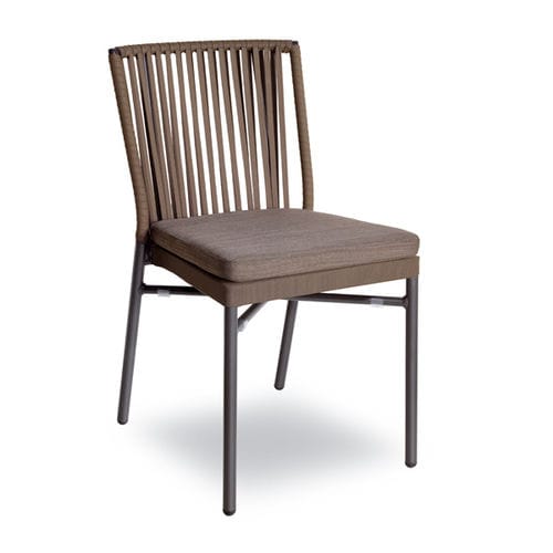 Chaise de salle à manger contemporaine - Nicole - Contral - d'extérieur / en tissu déperlant / en tissu synthétique