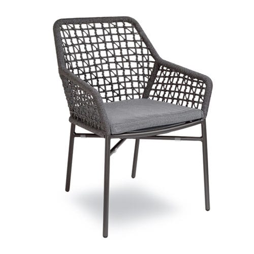 Chaise de salle à manger contemporaine - Giselle Net - Contral - d'extérieur / en tissu déperlant / en tissu synthétique
