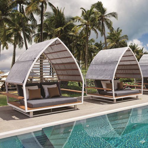 Gazebo toit en toile - Gazebo Honolulu - Contral - structure en aluminium / pour hôtel / pour centre de bien-être