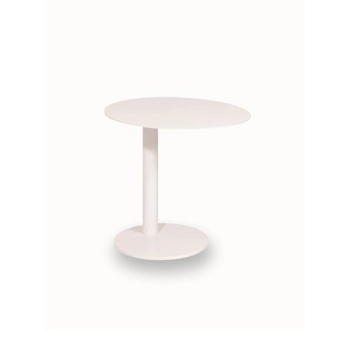 Table basse contemporaine - Lido - Contral - en aluminium / avec piètement en acier thermolaqué / ovale