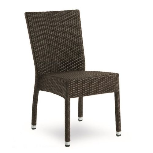 Chaise de salle à manger classique - Merano - Contral - d'extérieur / en tissu déperlant / en rotin synthétique