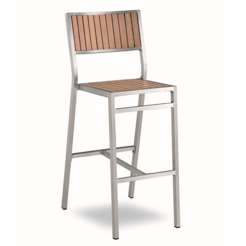 Chaise de bar contemporaine - Bavaria Big - Contral - d'extérieur / en plastique / avec piètement en aluminium