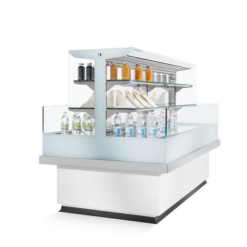 Vitrine réfrigérée îlot - ERIN - CRIOCABIN S.p.A. - pour commerce / avec éclairage