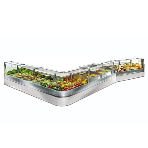 Vitrine réfrigérée comptoir - ETOILE - CRIOCABIN S.p.A. - pour commerce / avec éclairage / sur mesure