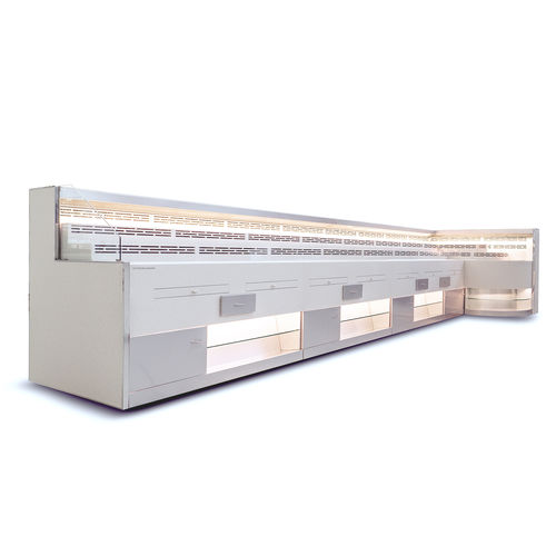 Vitrine réfrigérée comptoir - ELFIN - CRIOCABIN S.p.A. - étagère / îlot / pour commerce