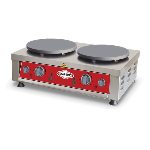 Crêpière électrique - EMP.KR.010 - Empero - professionnelle / double