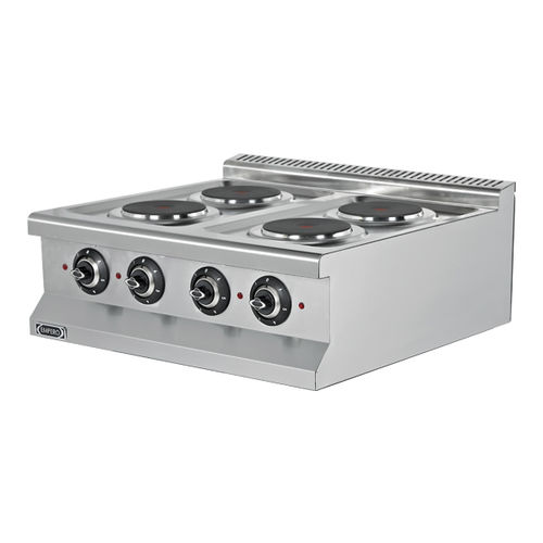 Table de cuisson électrique - EMP.7KE020 - Empero - professionnelle / 4 foyers / à poser