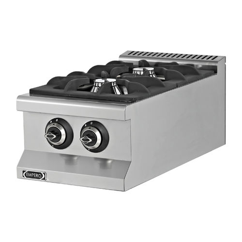 Table de cuisson à gaz - EMP.9KG010 - Empero - professionnelle / 2 foyers / à poser