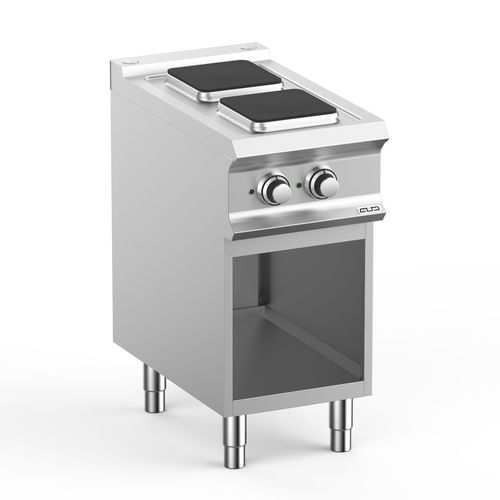 Cuisinière électrique - PQ74A - mbm - professionnelle / 2 foyers / 1 four
