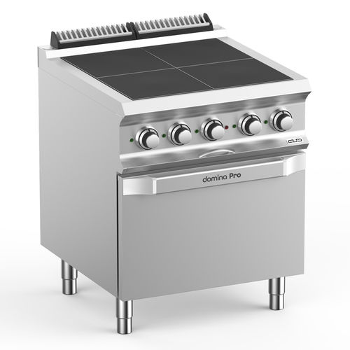 Cuisinière électrique - PQR77FE - mbm - professionnelle / 4 foyers / 1 four