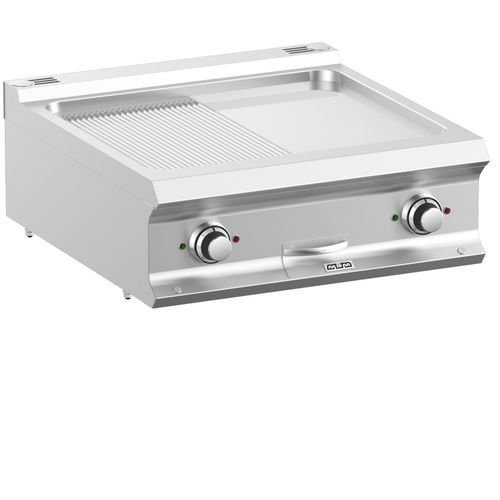 Plaque de cuisson électrique - FTBE77TLRC - mbm - professionnelle / avec gril panini / portable