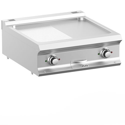 Plaque de cuisson électrique - FTBE77TLR - mbm - professionnelle / avec gril panini / portable