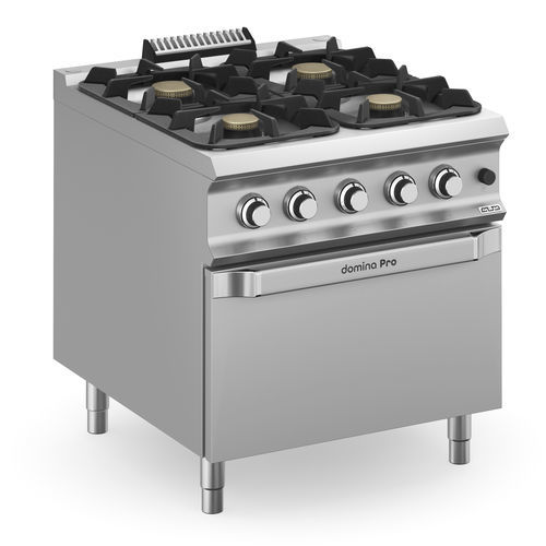 Cuisinière à gaz - FB98FGXL - mbm - électrique / professionnelle / 4 foyers