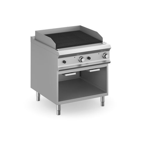 Gril à charbon - PLG98A - mbm - au sol / professionnel / en acier inox