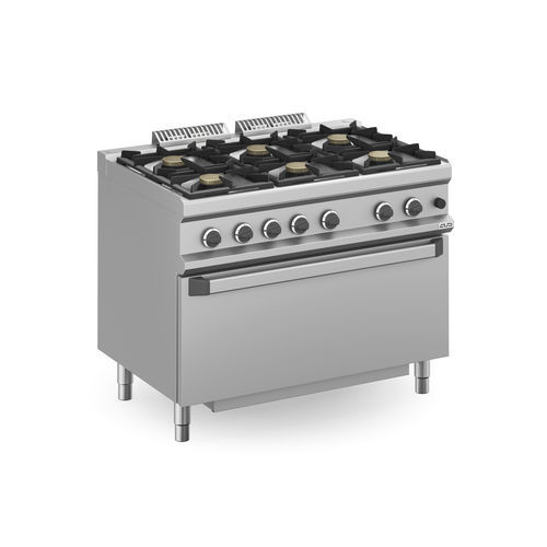 Cuisinière à gaz - MFB711FGMXL - mbm - à gaz / électrique / professionnelle