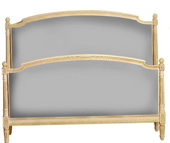 Lit double - DELAROUX  - de style Louis XVI / en bois