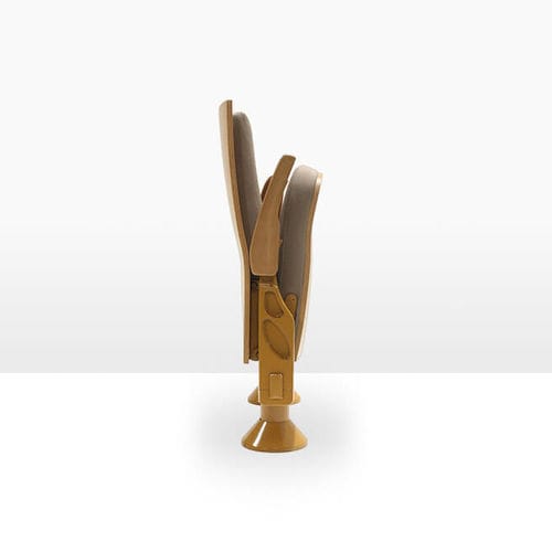 Fauteuil d'auditorium contemporain - SPACE LUX - ASCÉNDER - en textile / en bois / pliant