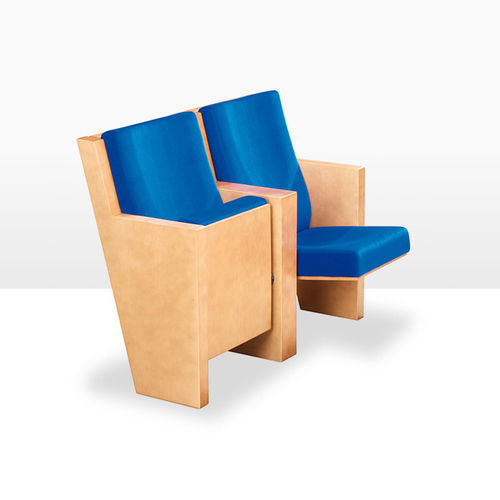 Chaise de conférence contemporaine - HATHOR - ASCÉNDER - d'intérieur / en hêtre / avec piètement en bois