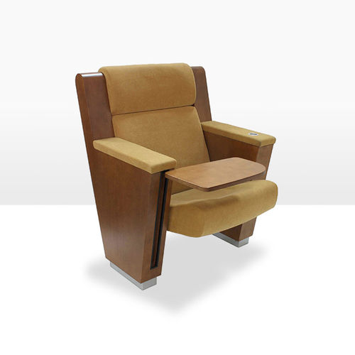 Chaise de conférence contemporaine - NOVA - ASCÉNDER - d'intérieur / en tissu / en bois massif