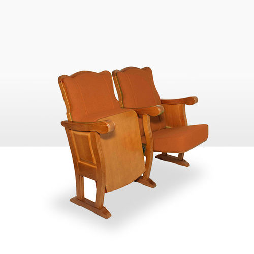Fauteuil d'auditorium classique - TRAVIATA - ASCÉNDER - en textile / en bois / pliant
