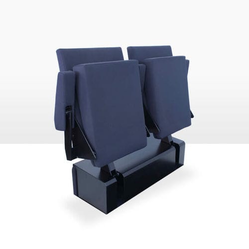 Fauteuil d'auditorium contemporain - TIP - ASCÉNDER - en textile / en plastique / pliant