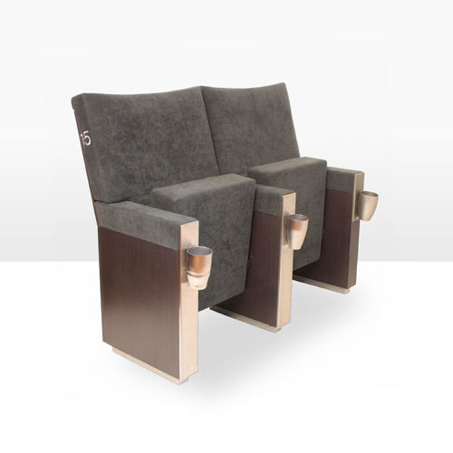Fauteuil de cinéma en tissu - PREMIERE CLASS - ASCÉNDER - professionnel / gris / tapissé