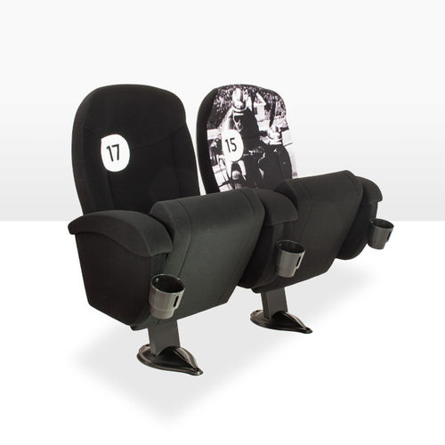 Fauteuil de cinéma en tissu - OLYMPO CINEPLEX - ASCÉNDER - professionnel / couleur personnalisable / multicolore