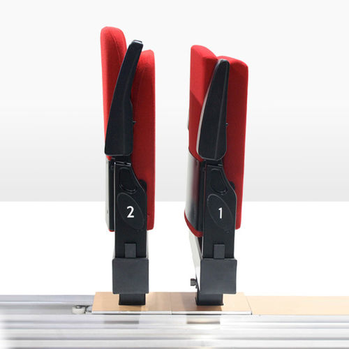 Fauteuil d'auditorium contemporain - MAX RAIL - ASCÉNDER - en tissu / en bois / pliant