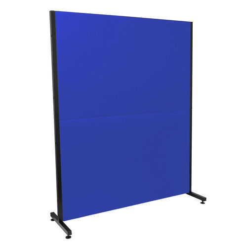Séparateur de bureau au sol - VALDEGANGA - Piqueras y Crespo - auto-portant / en tissu / gris