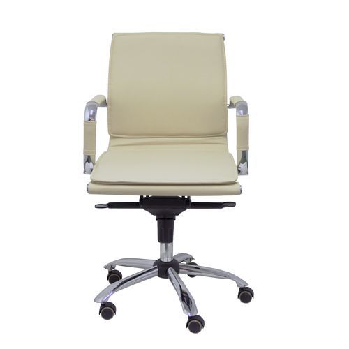 Chaise de bureau contemporaine - YESTE CONFIDENTE - Piqueras y Crespo - d'intérieur / en cuir / en PU
