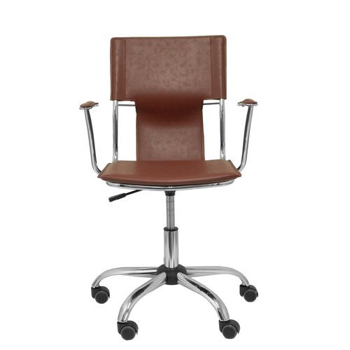 Chaise de bureau contemporaine - BOGARRA - Piqueras y Crespo - d'intérieur / en cuir / avec piètement en métal