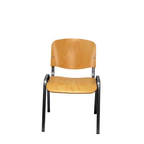 Chaise contemporaine - GOLOSALVO - Piqueras y Crespo - d'intérieur / en hêtre / en bois laqué
