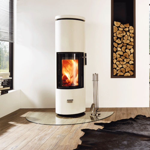 Poêle à bois - SOLITHERM - CERA-Design by Britta von Tasch GmbH - 6 kW / multicombustible / à poser