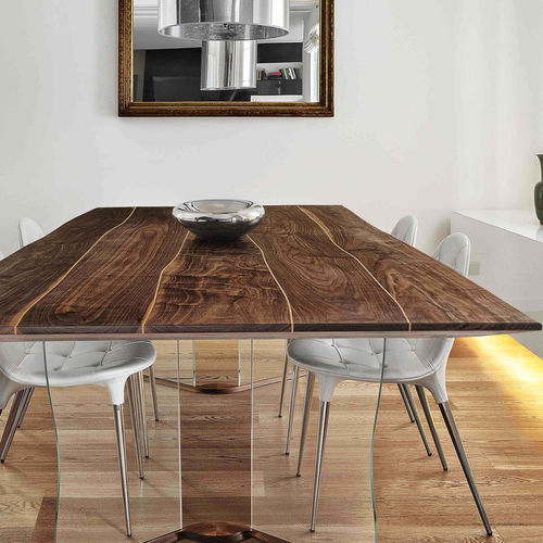 Plateau de table en chêne - BOLEFORM - Bolefloor - en noyer / en érable / en verre
