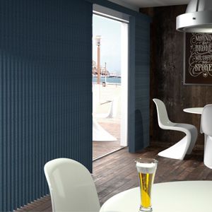 Store pour fenêtre - Luxmader - en bois / en cuir / en aluminium